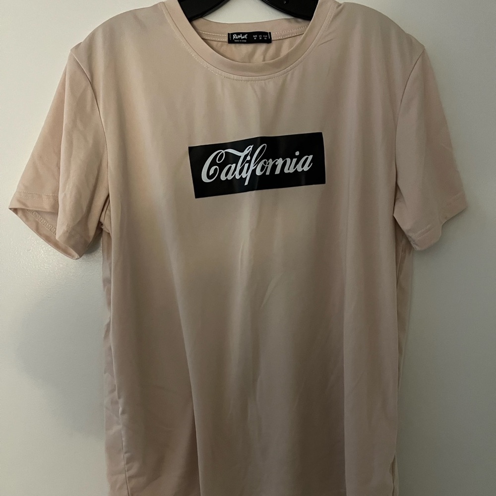 T-Shirt with California logo back and front